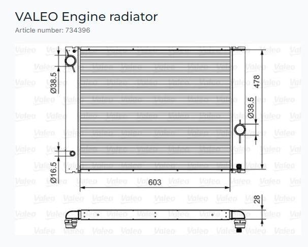 RADYATÖR BMW 5E60-E61 - 6E63 - 7E65-E66