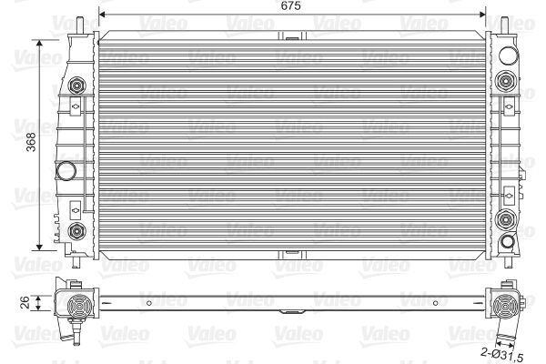RADYATÖR CHRYSLER 300M 2.2