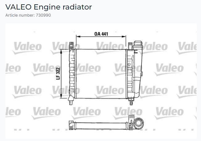 RADYATÖR FIAT UNO CS 1.1 AC- 87>