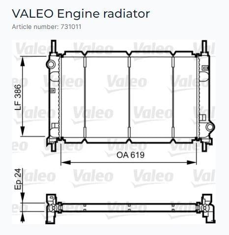 RADYATÖR FORD MONDEO BVM AC