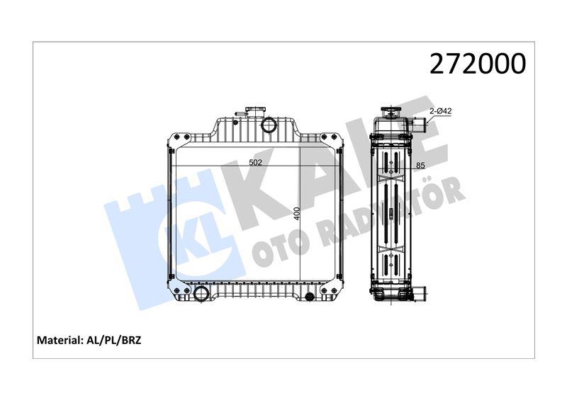 RADYATOR HATTAT AL/BRZ
