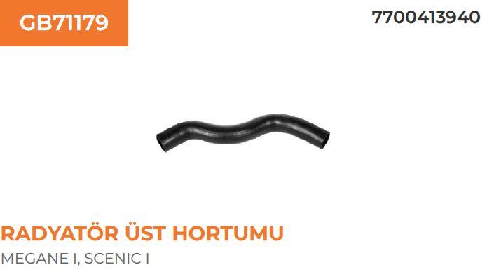 RADYATÖR HORTUMU ÜST MEGANE 1.6 16V 98>03