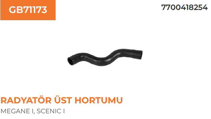 RADYATÖR HORTUMU ÜST MEGANE R19 1.6 8V