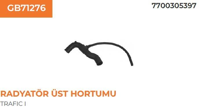 RADYATÖR ÜST HORTUMU RENAULT TRAFIC I T31F 7700305