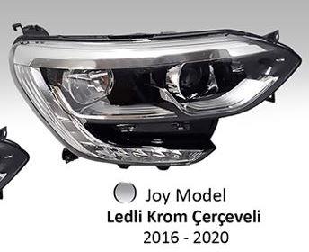 RENAULT MEGANE IV 2017- FAR JOY MODEL LEDLİ KROM ÇERÇEVELİ MANUEL SAĞ 260106827R VALEO 046917