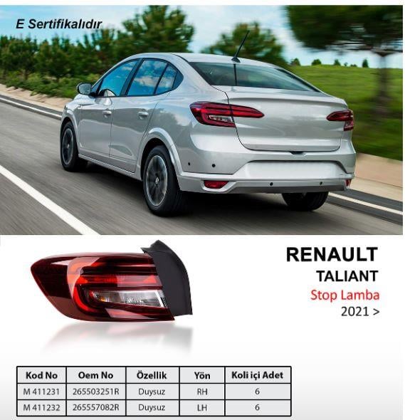 RENAULT TALIANT STOP LAMBASI DIS SOL 2021 /