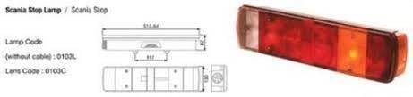SCANIA STOP LAMBA KABLOLU SAG SOL