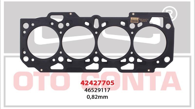 SİLİNDİR KAPAK CONTASI 0.82 MM DELIKSIZ DOBLO 1.9D MLS COK KATLI ÇELIK