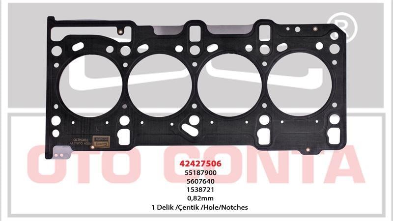 SİLİNDİR KAPAK CONTASI 0.82MM ÇELIK ALBEA PALIO DOBLO LINEA PUNTO 1.3 MTJ