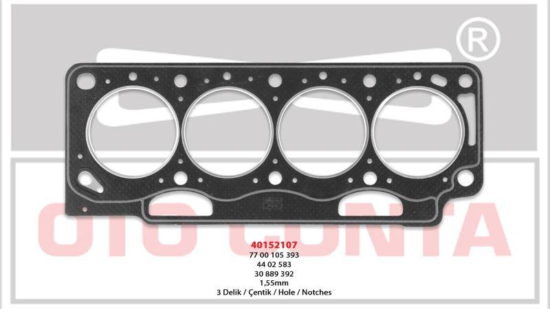 SİLİNDİR KAPAK CONTASI 3 DELIK MEGANE LAGUNA KANGOO MASTER TRAFIC VIVARO 1.9 DCI DTI F9Q