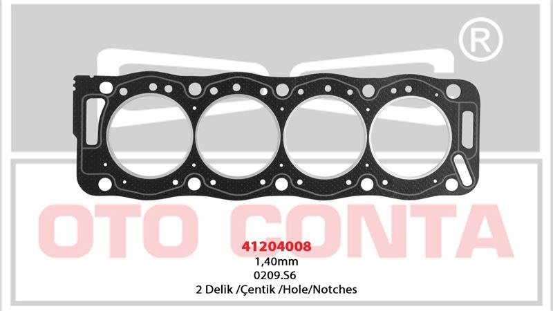 SİLİNDİR KAPAK CONTASI BERLINGO 1.9D 2 ÇENTIK PEUGEOT 405 BERLINGO 1.9D S.K.C 1.40 MM 2 ÇENTIK D9A-D9B-XUD9 DJZ-AJZ 0209.S6