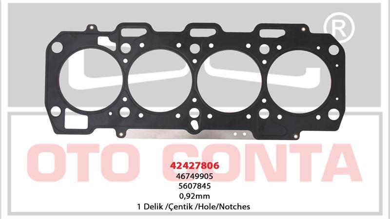 SİLİNDİR KAPAK CONTASI ÇELIK 1 DELIK DOBLO 1.9 JTD