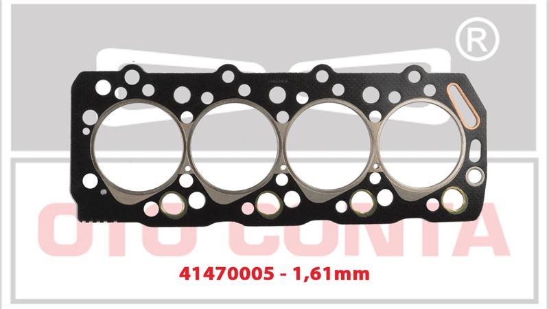 SİLİNDİR KAPAK CONTASI H 100 TD MITSUBISHI L200-300 5 DELIK HYUNDAI H 100 TD MITSUBISHI L200-300 TD S.K.C 5 DELIK 1.61MM 4DBA-4DBF 4D56TD 1005B428