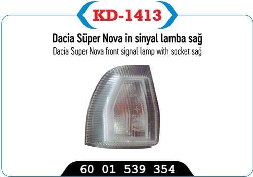 SINYAL LAMBASI SAĞ DUYLU DACIA SUPER NOVA 6001539354