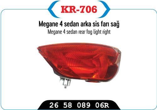 SİS FARI ARKA SAĞ MEGANE IV SEDAN MODEL