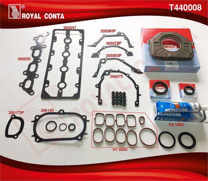 TAKIM CONTA CORTECO KEÇELİ REINZ S. LASTİKLİ SİLİNDİR KAPAK CONTASIZ FIAT GRANDE PUNTO PALIO  LINEA 1.4 16V. 199A6.000 MOTOR