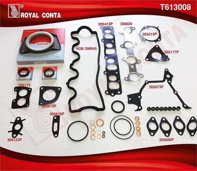 TAKIM CONTA CORTECO KEÇELİ REINZ S.LASTİKLİ SİLİNDİR KAPAK CONTASIZ DOBLO PUNTO STRADA 1.9 JTD 182.B9.000 188.A2.000 MOTOR
