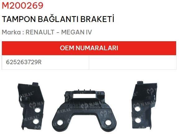 TAMPON BAĞLANTI BRAKETİ MEGANE IV