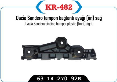 TAMPON BAGLANTI BRAKETI ÖN SAĞ CLIO SYMBOL 13> SANDERO JOY MODEL