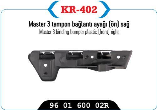 TAMPON BAGLANTI BRAKETI ÖN SAĞ MASTER III
