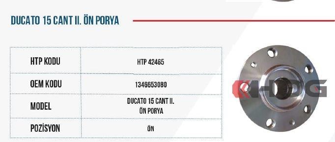 TEKER PORYASI ÖN DUCATO II 15 CANT