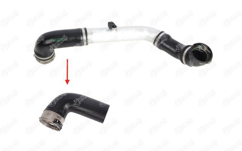 TURBO HORTUMU METAL BORU HARİÇ OK İLE GÖSTERİLEN H ORTUM BMW 535 3.0 D.E60 E61