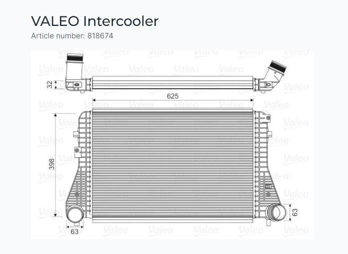 TURBO RADYATÖRÜ AUDI A3, TT SEAT LEON, ALTEA VOLKS