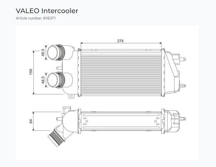 TURBO RADYATÖRÜ CITROEN C3