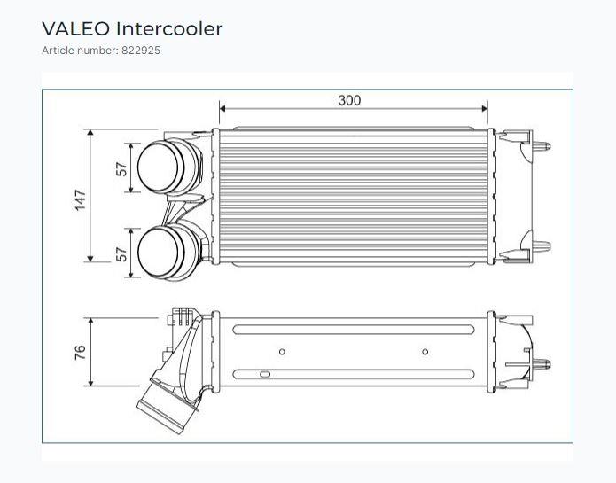 TURBO RADYATÖRÜ CITROEN DS5