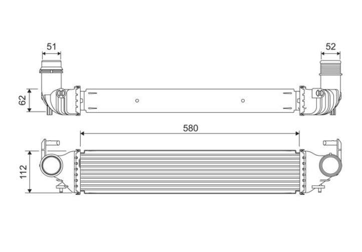 TURBO RADYATÖRÜ FIAT JEEP 500X RENEGADE