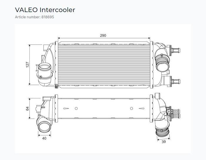 TURBO RADYATÖRÜ FIAT PANDA