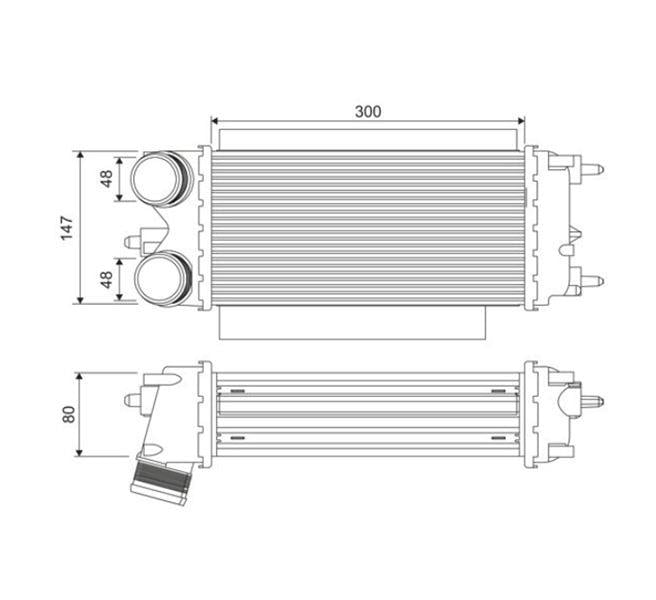 TURBO RADYATÖRÜ FORD TRANSIT TOURNEO