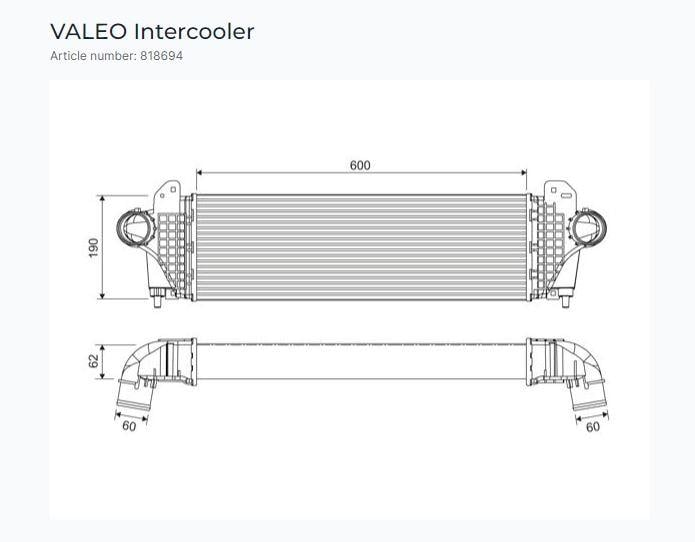 TURBO RADYATÖRÜ IVECO DAILY V DAILY VI