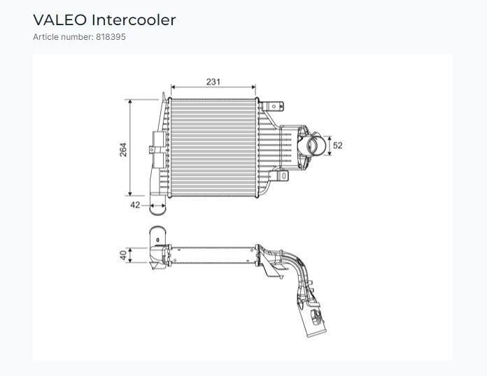 TURBO RADYATÖRÜ OPEL VAUXHALL ASTRA H