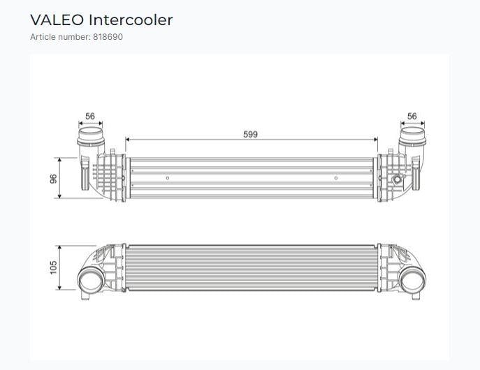 TURBO RADYATÖRÜ OPEL-VAUXHALL ASTRA K