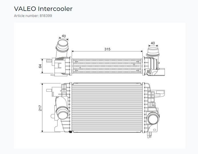 TURBO RADYATÖRÜ OPEL VAUXHALL MERIVA B