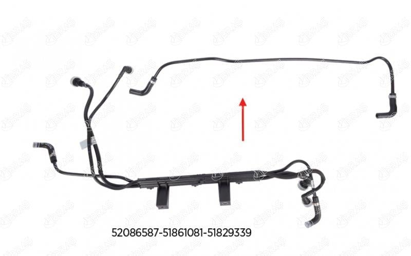 YAKIT BORUSU BRAKET HARİÇ EURO 5 DOBLO 1.3 D Multijet 10>