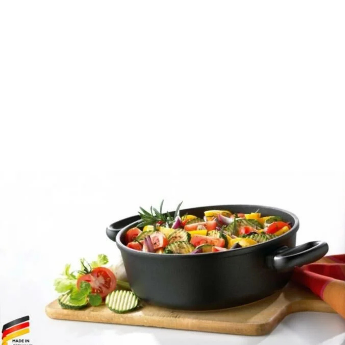 AMT 1024EZ500 Döküm Derin Tencere 24cm, h:10cm 3Lt