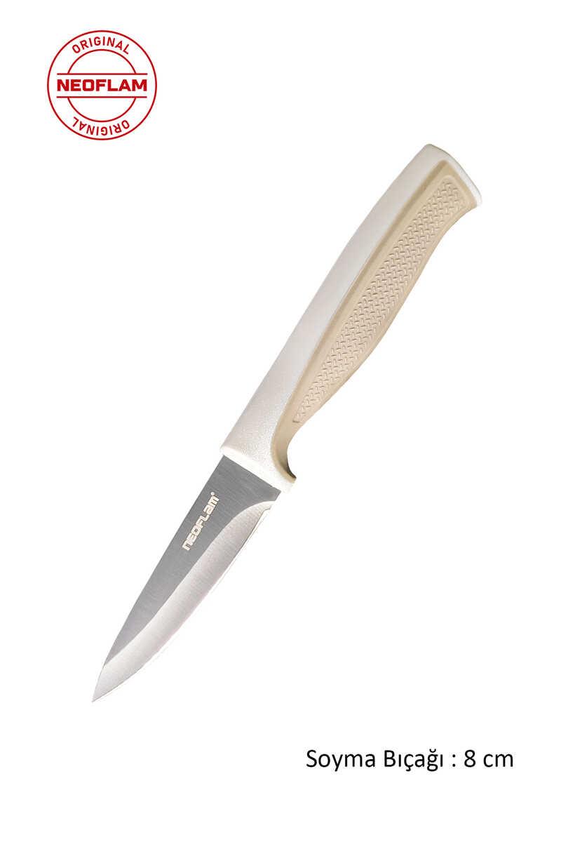 FİKA MİCROBAN SOYMA BIÇAĞI 8CM, BEJ