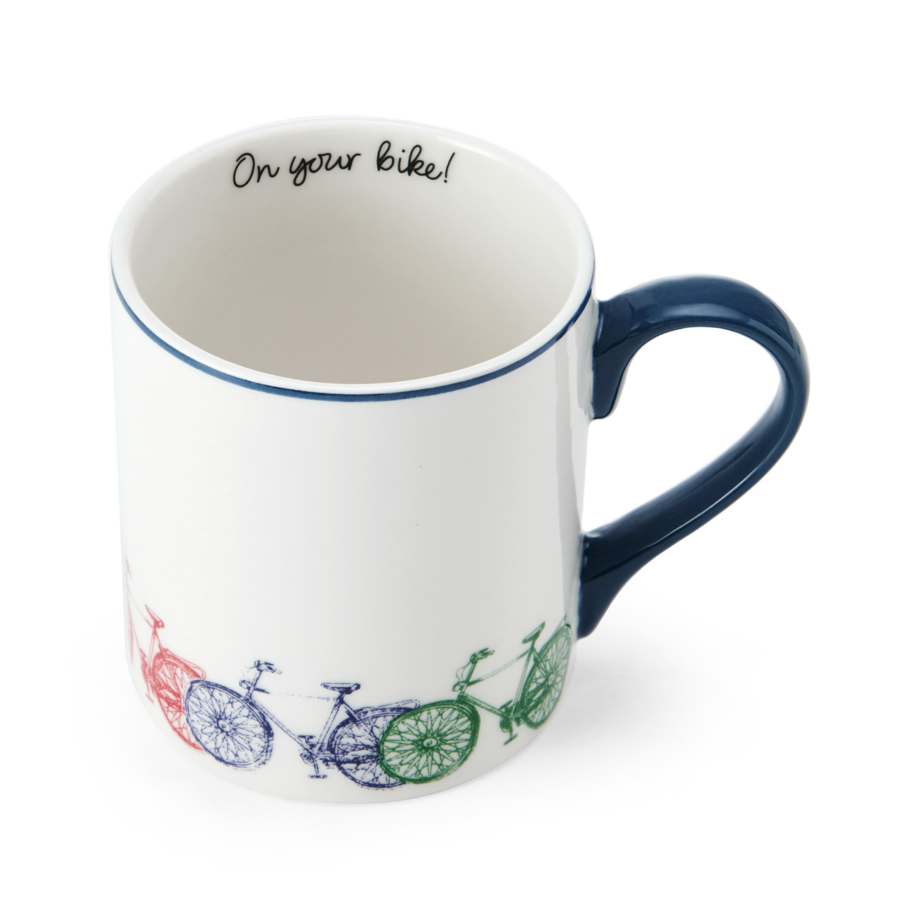 Mikasa MKCANBIKE Fine China 280ml Düz Taraflı Kupa Bisiklet