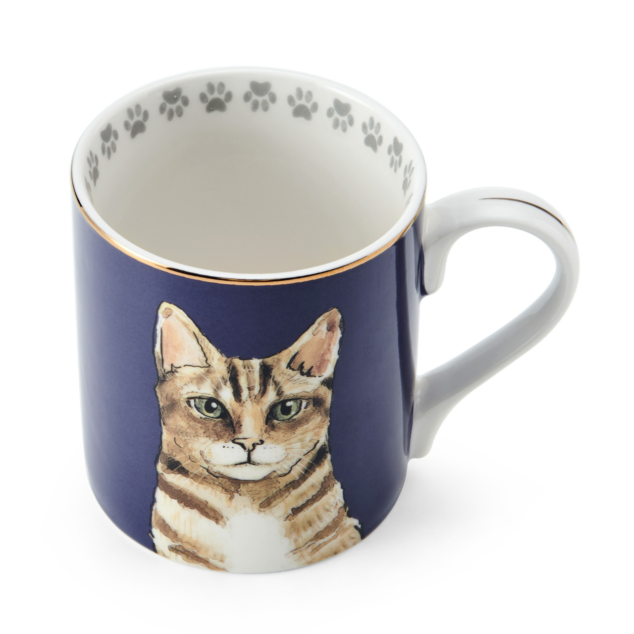 Mikasa MKCANCAT Fine China 280ml Düz Taraflı Kupa Kedi