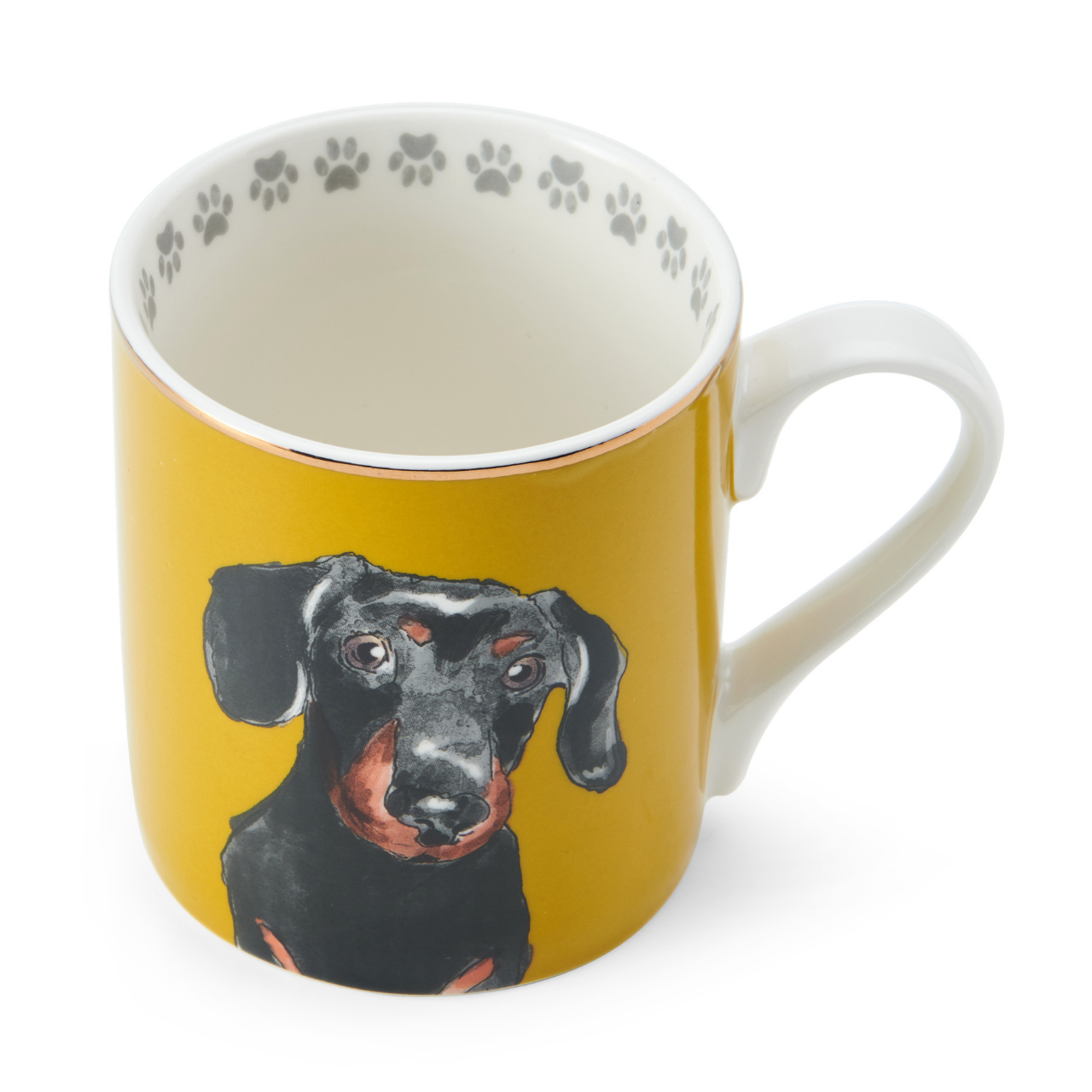 Mikasa MKCANDASCH Fine China 280ml Düz Taraflı Kupa Dashchund