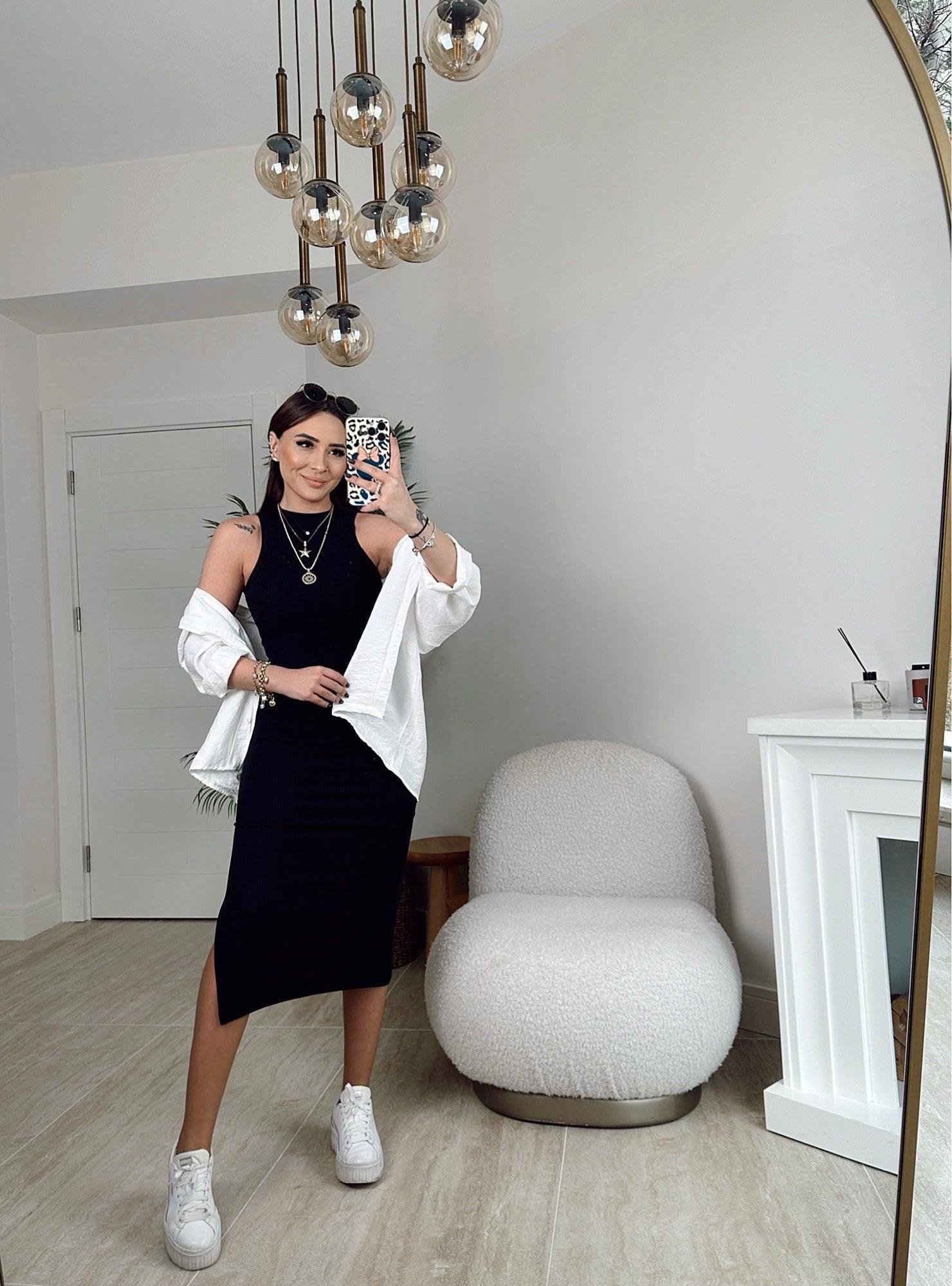 Ayrobin Tek Cepli Oversize Beyaz Gömlek