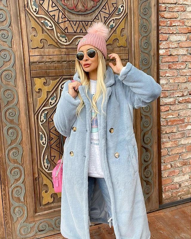 Bebe Mavi Peluş Kaban