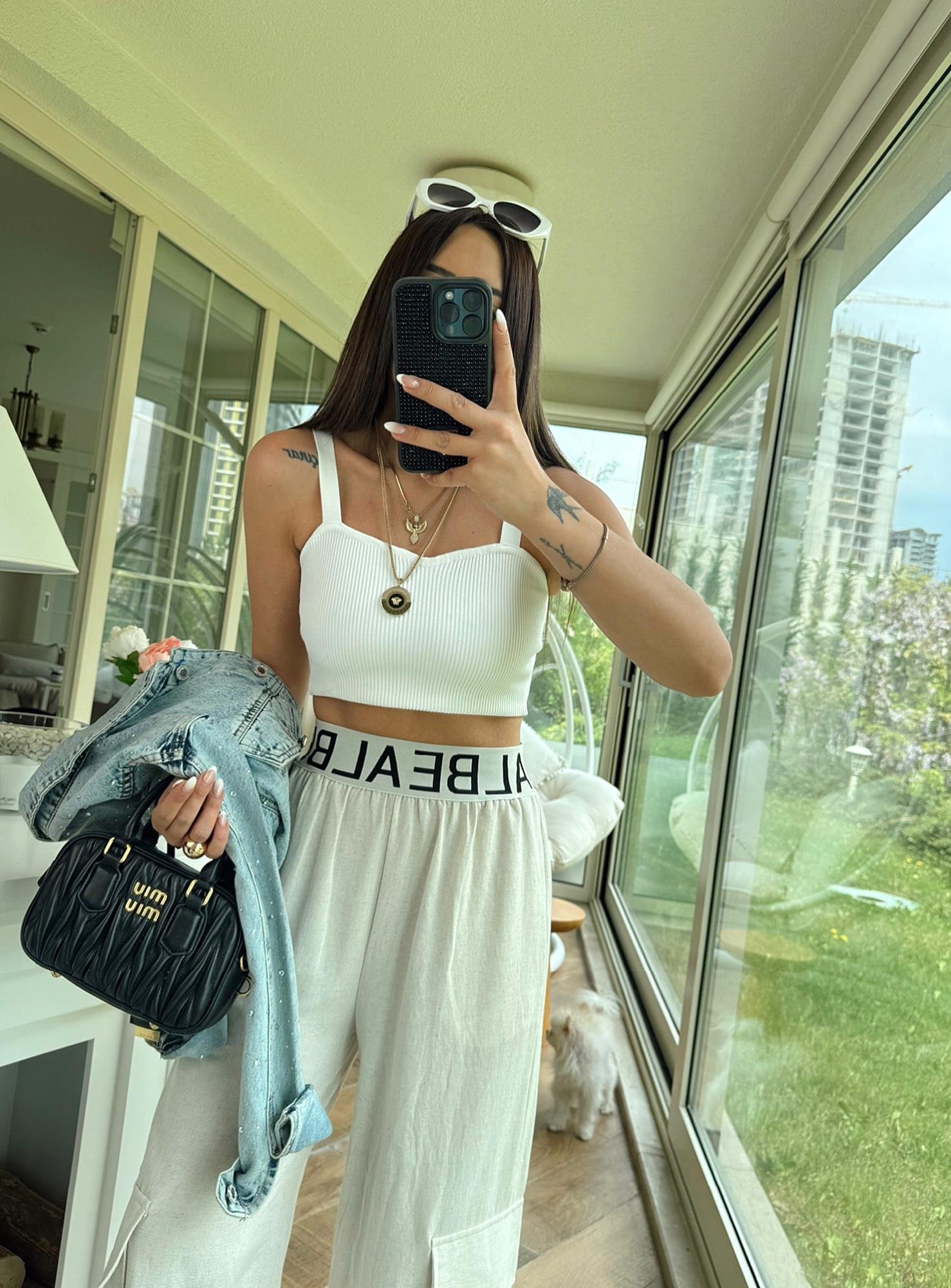Bel Detay Kargo Model Keten Pantolon