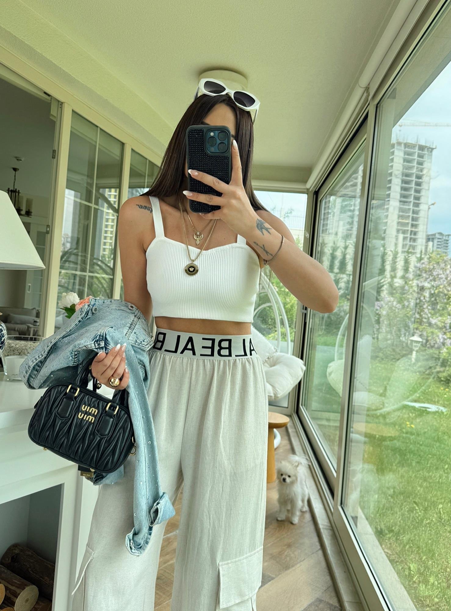Bel Detay Kargo Model Keten Pantolon