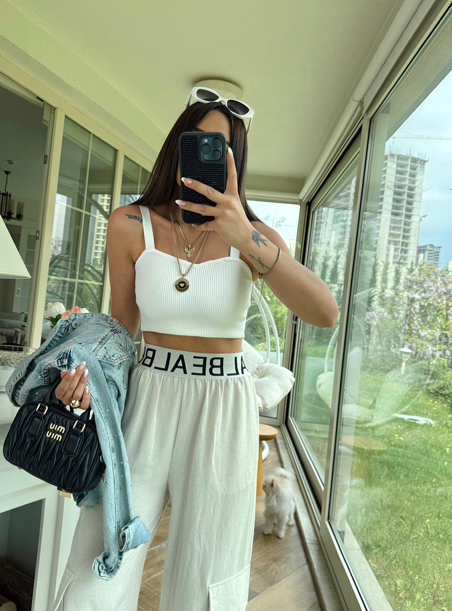 Bel Detay Kargo Model Keten Pantolon