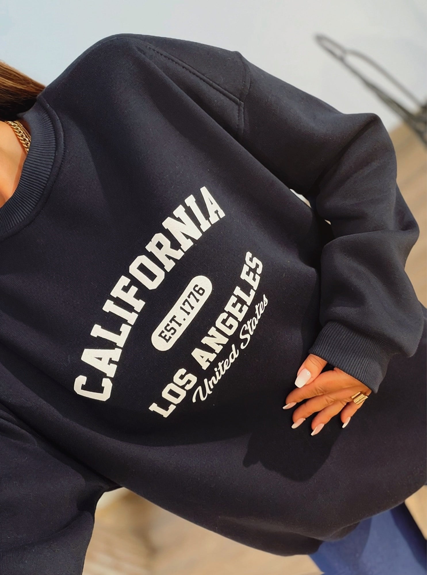 California Şardonlu Laci Sweatshirt