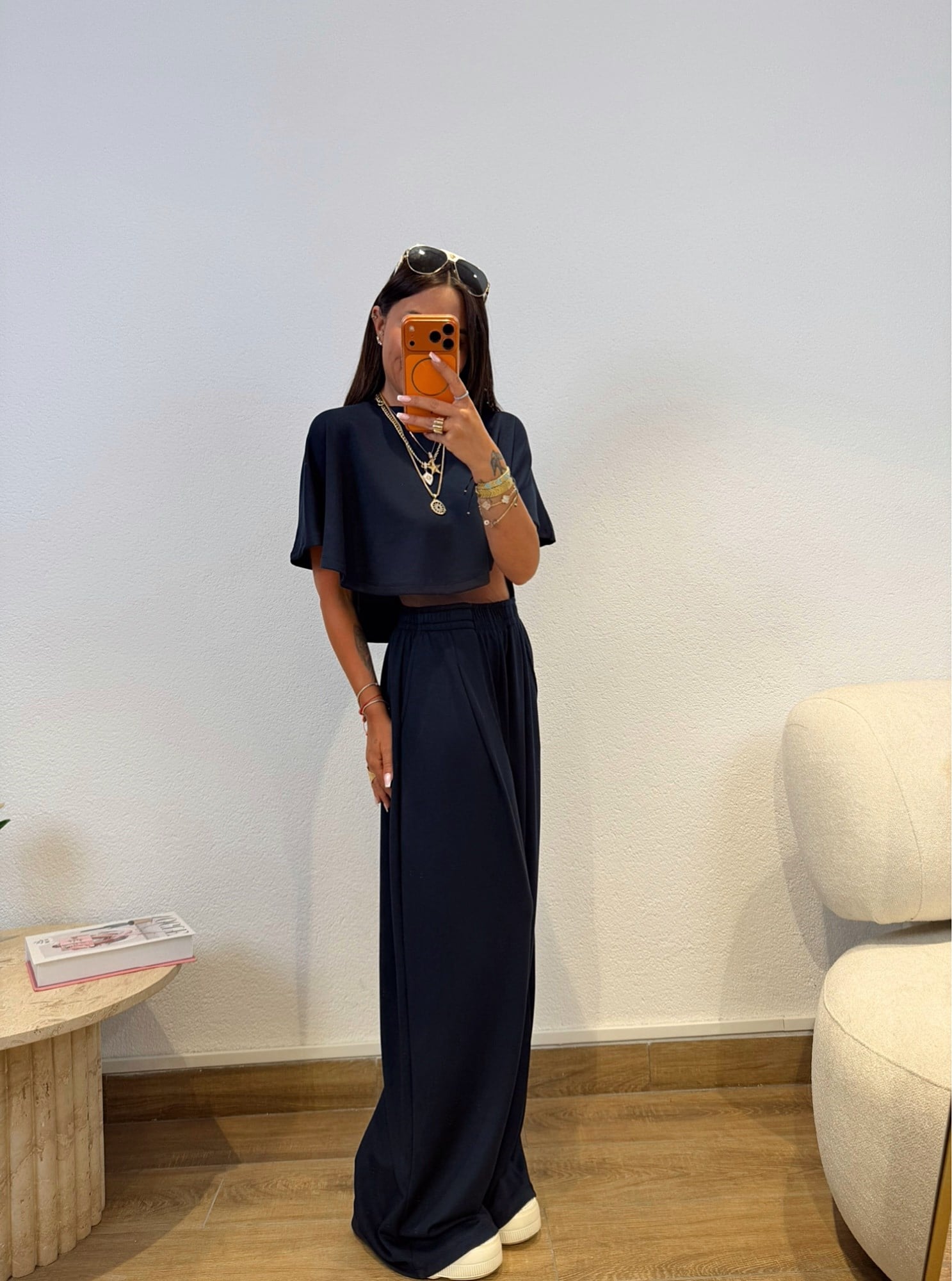 Crop&Eşofman Laci Modal Takım