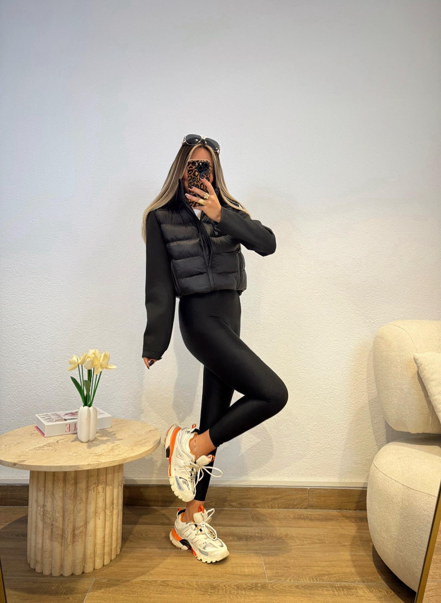 Dar Kesim Şişme Mont